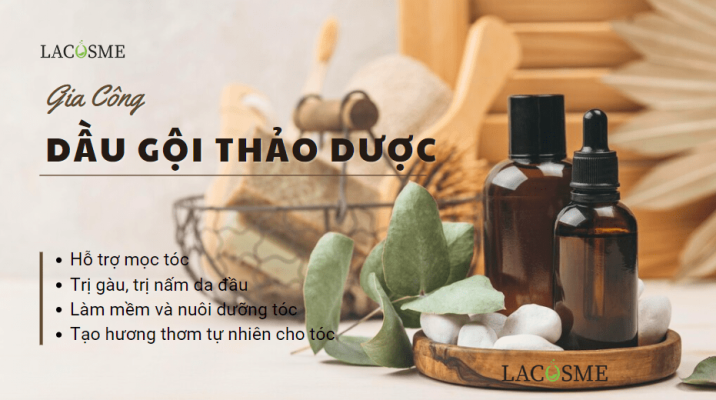 Công dụng của dầu gội thảo dược hỗ trợ mọc tóc, trị gàu, trị nấm